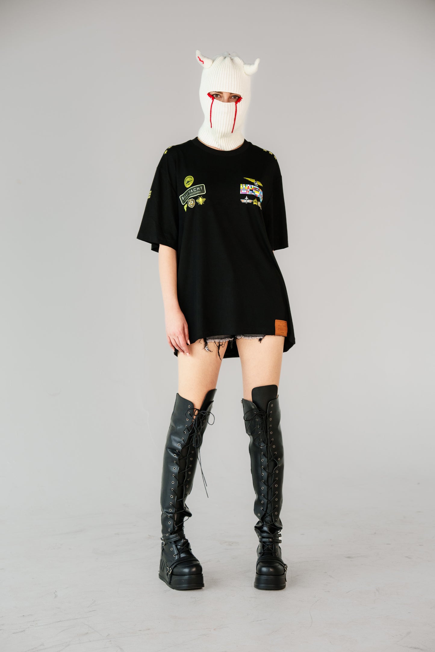 COMBAT BLACK (DROP SHOULDER)